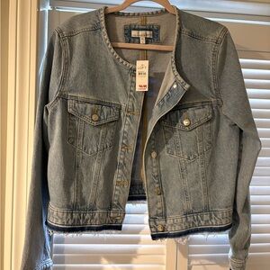LOFT Light Blue Jean Jacket New